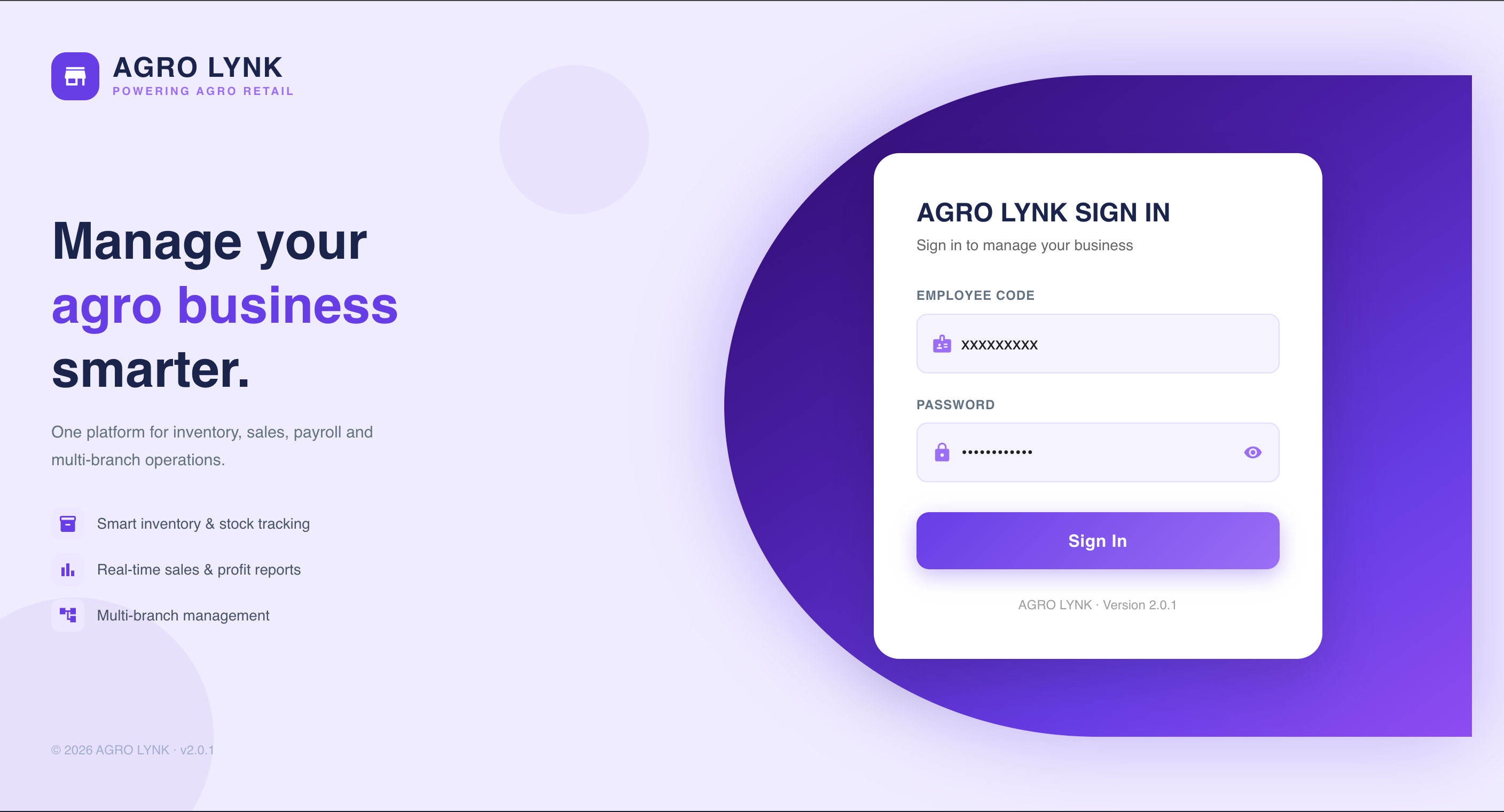 Secure, role-based sign-in